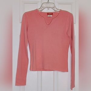 Esprit Pink Lightweight Soft Acrylic Sweater, Size Medium. Vintage 1990s